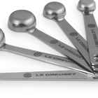 Le Creuset Stainless Steel Set of 5 Measuring Spoons image number 3