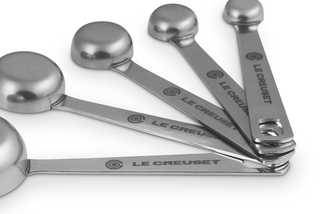 Le Creuset Stainless Steel Set of 5 Measuring Spoons image number 3
