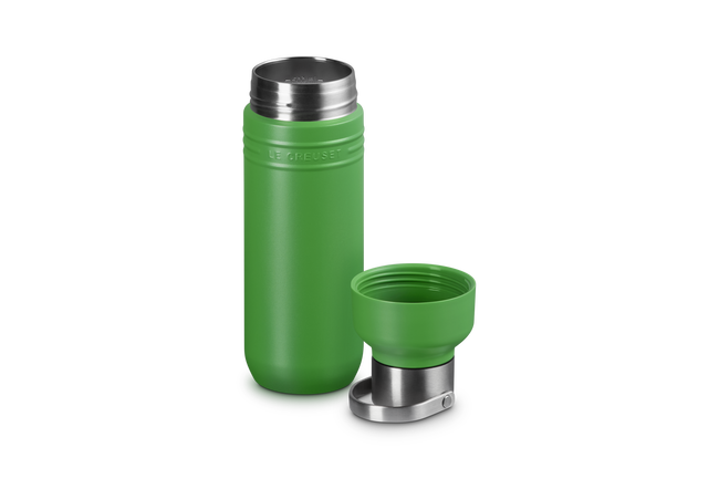 Le Creuset On The Go Insulated Water Bottle 500ml Bamboo GreenBamboo image number 1