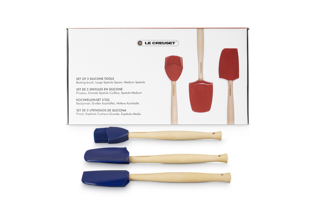 Le Creuset Silicone Craft 3-piece Utensil Set image number 3