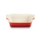 Le Creuset Stoneware Rectangular Dish Heritage 19cm CeriseCerise image number 3