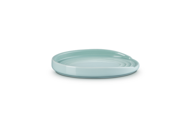 Stoneware Oval Spoon RestSage image number 2