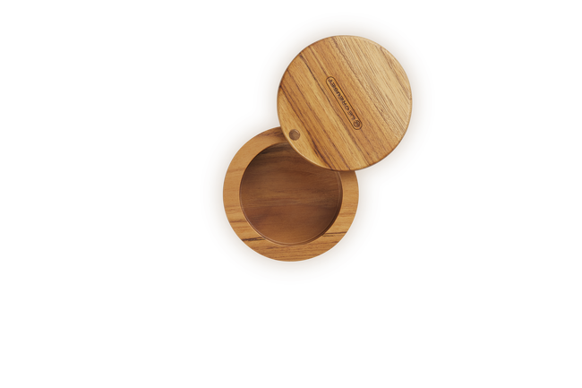 Le Creuset Teak Wood Salt Box Teak Wood image number 6