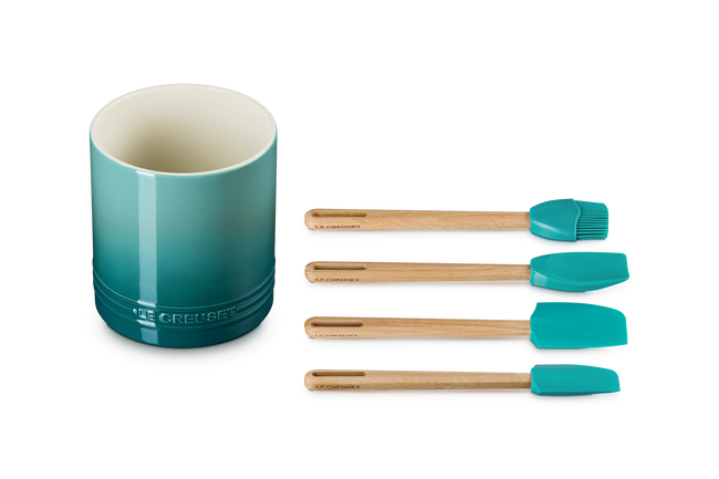 Le Creuset Stoneware Signature 5-Piece Utensil Set image number 2
