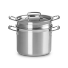 Le Creuset 3-ply Stainless Steel Pasta Pot image number 5