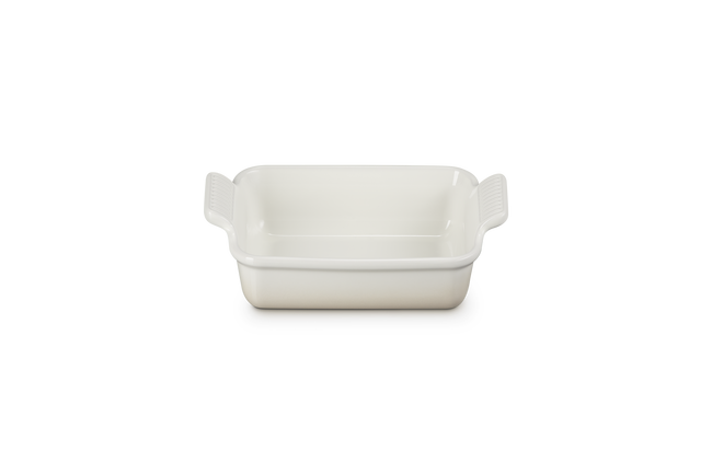 Le Creuset Stoneware Rectangular Dish Heritage 19cm MeringueMeringue image number 2