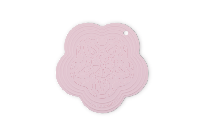 Silicone Flower Trivet Pink image number 1