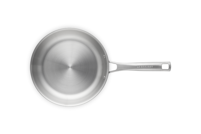 Essential 3-ply Stainless Steel 24cm Frying Pan image number 7