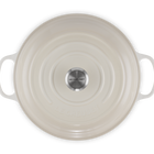 Le Creuset Cast Iron Signature Shallow Casserole 30cm MeringueMeringue image number 5