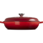 Le Creuset Cast Iron Signature Shallow Casserole 30cm CeriseCerise image number 3