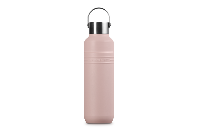 Le Creuset On The Go Insulated Water Bottle 500ml Shell PinkShell Pink image number 4