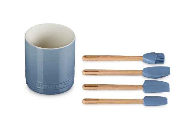 Le Creuset Stoneware Signature 5-Piece Utensil Set ChambrayChambray image number 2