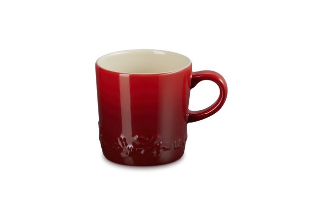 Le Creuset Stoneware Holly London Cappuccino Mug 200ml image number 3