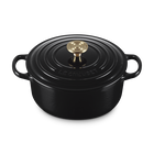 Le Creuset Cast Iron Signature Round Casserole 20cm OnyxOnyx image number 2