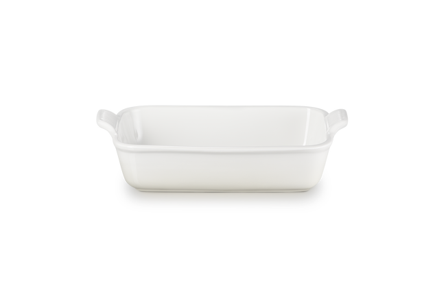 Le Creuset Stoneware Rectangular Dish Heritage 26cm MeringueMeringue image number 1