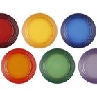 Stoneware Rainbow Set of 6 Vancouver Side Plates image number 4