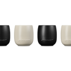 Le Creuset Serenity Stoneware Tumblers Set of 4 Matte Black & BriocheMatte Black & Brioche image number 5