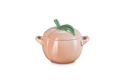 Le Creuset Stoneware Peach Fruit Mini Cocotte 580ml P&ecirc;che