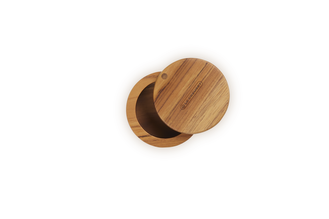 Le Creuset Teak Wood Salt Box Teak Wood image number 5