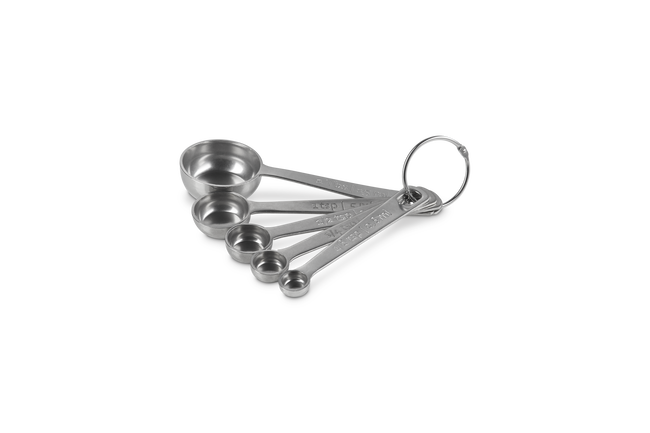 Le Creuset Stainless Steel Set of 5 Measuring Spoons image number 1