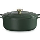 Le Creuset Cast Iron Signature Oval Casserole 31cm For&ecirc;tFor&ecirc;t image number 1