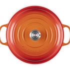 Le Creuset Cast Iron Signature Shallow Casserole 30cm FlameFlame image number 5