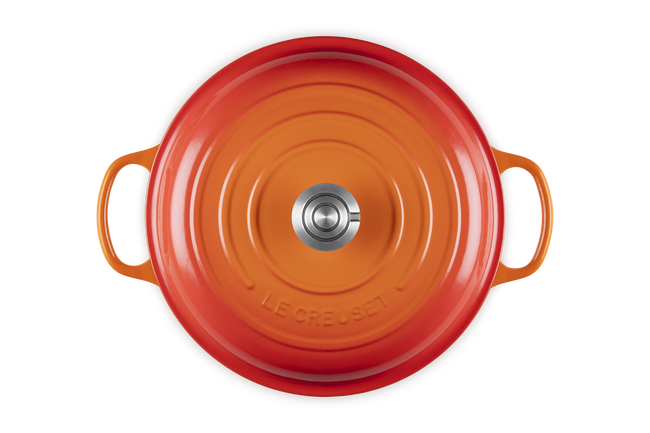 Le Creuset Cast Iron Signature Shallow Casserole 30cm FlameFlame image number 5