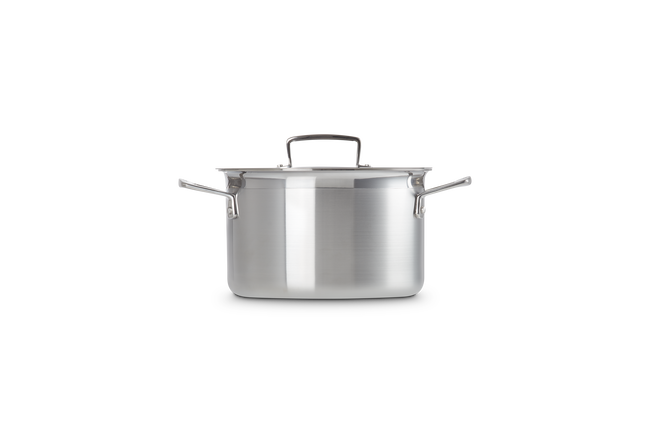 Le Creuset 3-ply Stainless Steel Deep Casserole 18cm image number 3