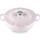 Le Creuset Cast Iron Signature Petal Soup Pot 26cm Shell PinkShell Pink image number 2