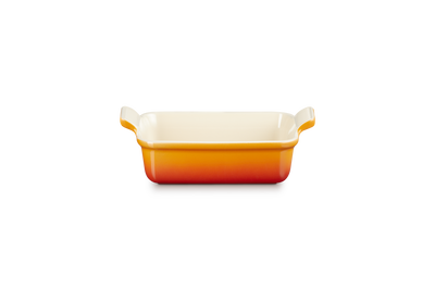 Le Creuset Stoneware Rectangular Dish Heritage 19cm Flame