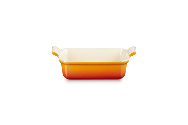 Le Creuset Stoneware Rectangular Dish Heritage 19cm FlameFlame image number 1