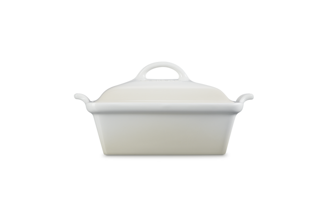 Stoneware Heritage Square Dish with LidMeringue image number 3