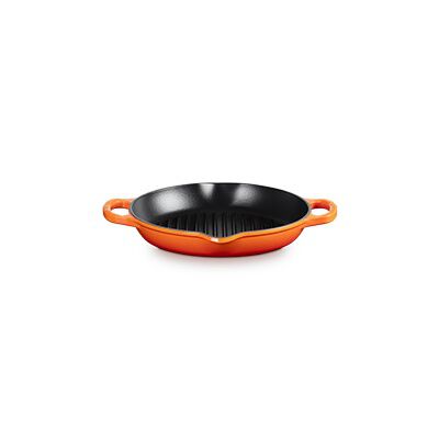 Le Creuset Cast Iron Signature Deep Round Grill 25cm