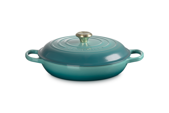 Le Creuset Cast Iron Signature Shallow Casserole 30cm RivieraRiviera image number 1