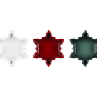 Le Creuset Stoneware Set of 3 Snowflake Mini Dishes image number 4