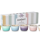 Stoneware Sorbet Set of 6 Mini Ramekins image number 1