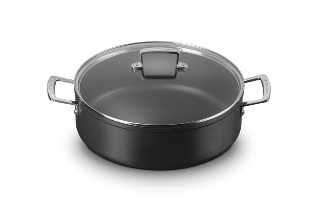 Le Creuset Toughened Non-Stick Sauteuse with Glass Lid image number 2
