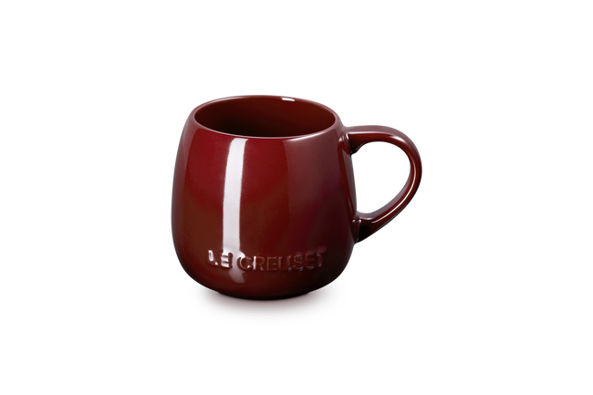 Le Creuset Stoneware Coupe Mug 320ml GarnetGarnet image number 1