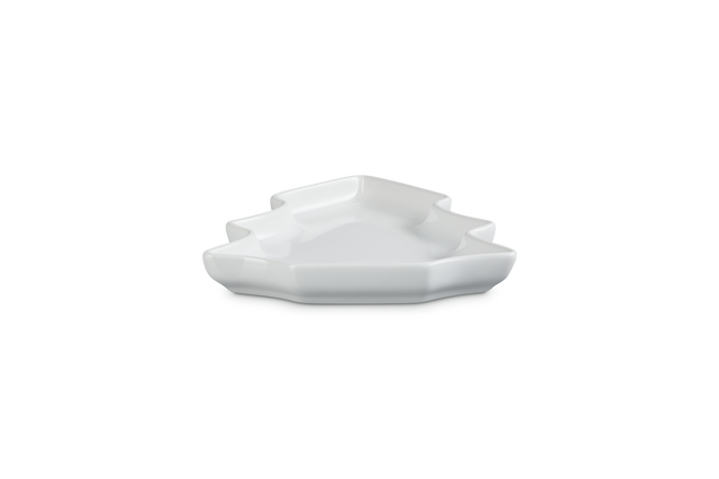 Le Creuset Stoneware Tree Dessert Plate 19cm WhiteWhite image number 3