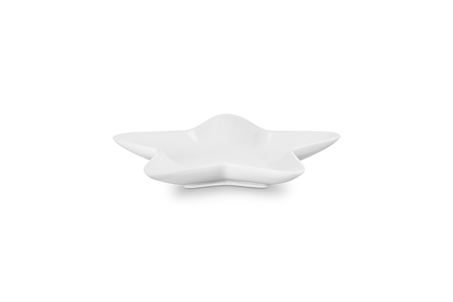 Le Creuset Stoneware Star Plate 20cm WhiteWhite image number 3