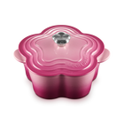 Le Creuset Cast Iron Classic Flower Shaped Casserole 20cm Berry image number 2