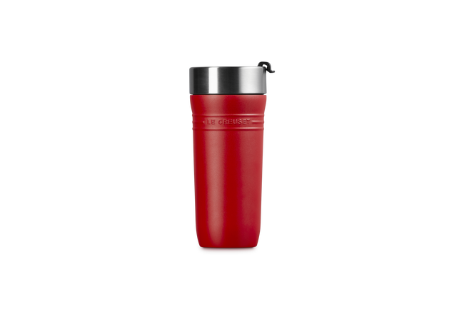 Le Creuset On The Go Travel Mug 350ml CeriseCerise image number 4