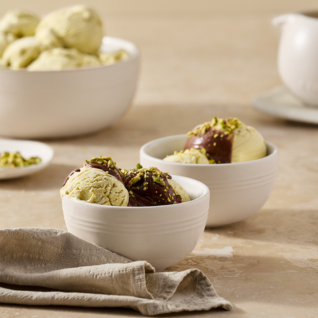 Le Creuset Serenity Stoneware Serving Bowls Set of 3 BriocheBrioche image number 2