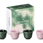 Le Creuset Serenity Stoneware Footless Egg Cups Set of 4 For&ecirc;t & Sugar PinkFor&ecirc;t & Sugar Pink image number 1