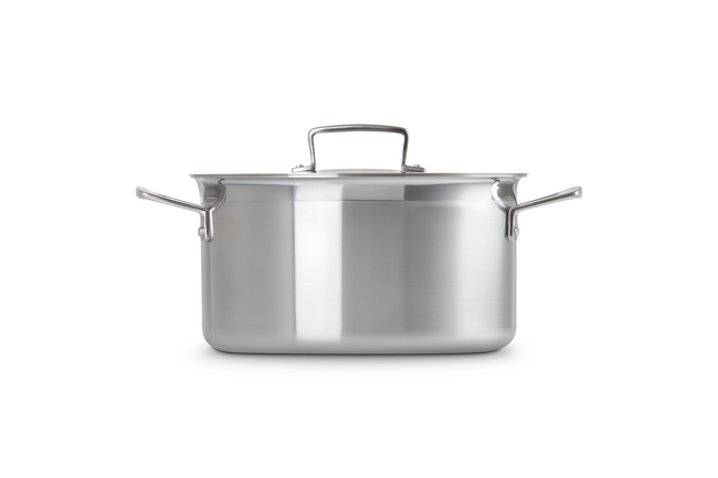 Le Creuset 3-ply Stainless Steel Deep Casserole image number 4