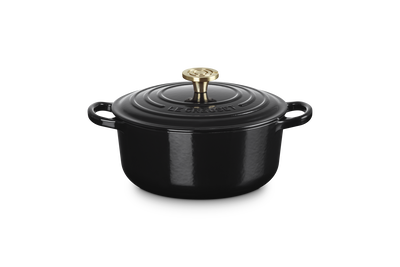 Le Creuset Cast Iron Signature Round Casserole 20cm Onyx