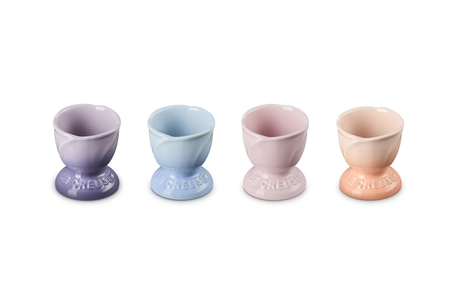 Stoneware La Collection Jardin Set of 4 Footed Egg Cups image number 2