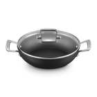 Le Creuset Toughened Non-Stick Shallow Casserole with Glass Lid image number 2