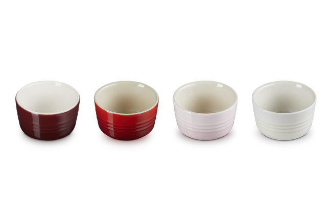 Stoneware Petits Fours Set of 4 Ramekins image number 5