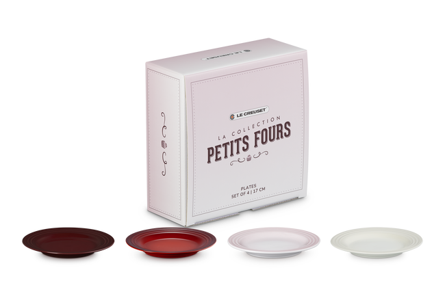 Stoneware Petits Fours Set of 4 Appetiser Plates | Le Creuset®